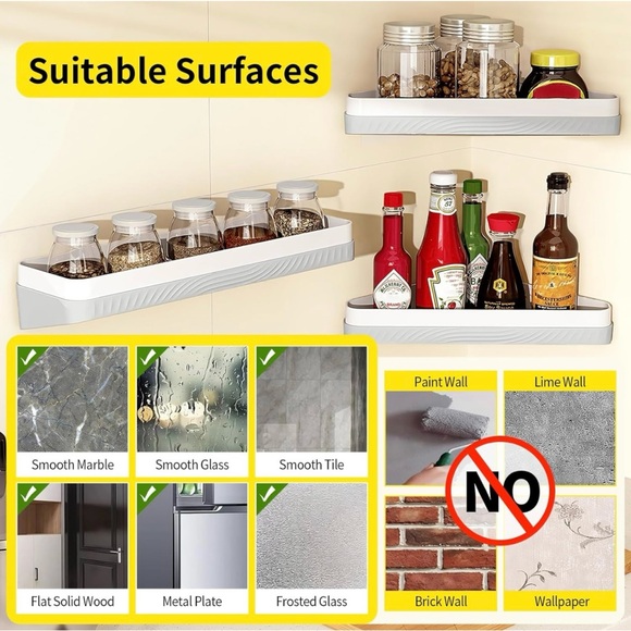 NIB Shower Caddy, 2-pack Shower Organizer - Picture 5 of 11